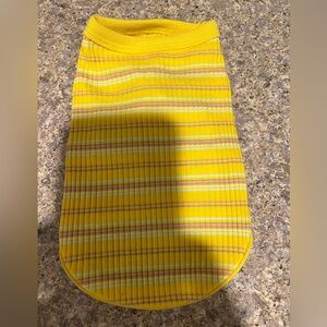 Lophipets yellow stripes tank top